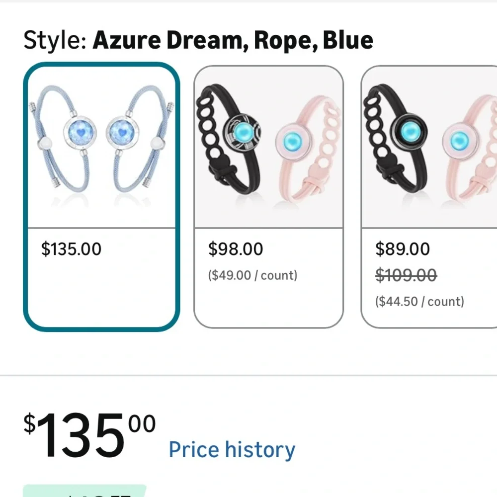 Totwoo Azure Dream 2 Smart Bracelets - Blue